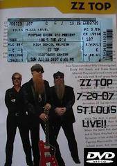 ZZ Top : Z Top 7-29-07 St.Louis Live !! (DVD)